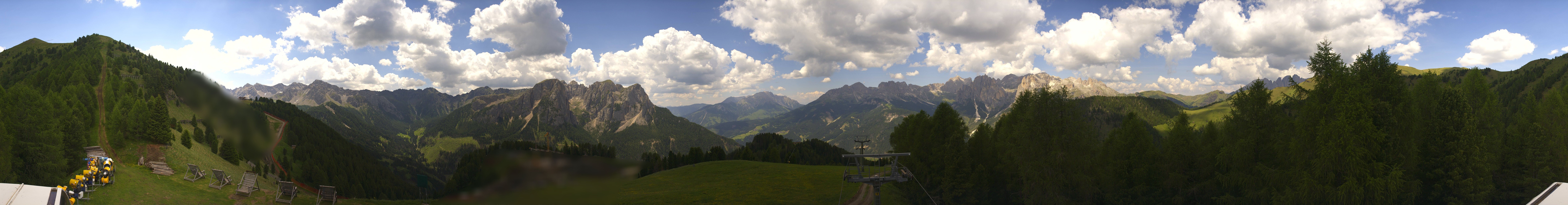 Archiv Foto Webcam Panorama Pozza di Fassa - Buffaure