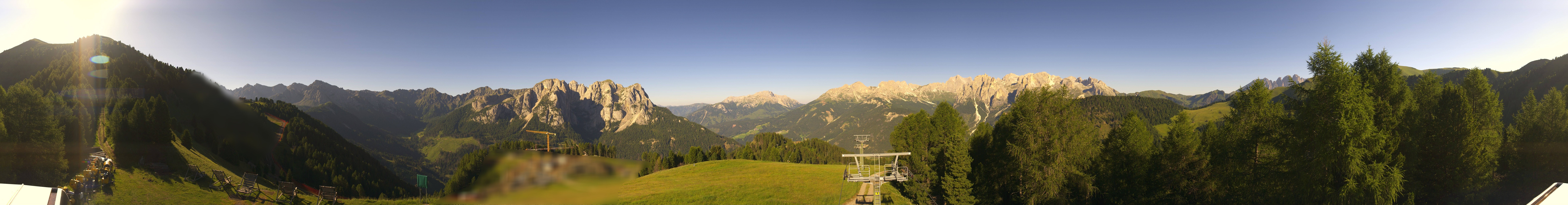 Archived image Webcam Dolomites Panorama - Pozza di Fassa