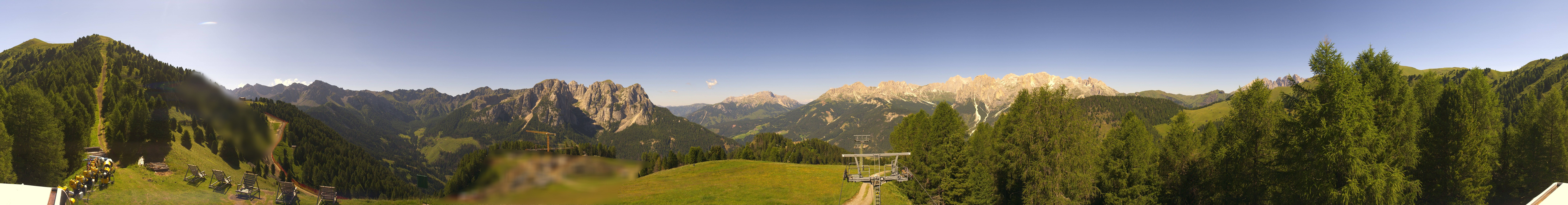 Archived image Webcam Dolomites Panorama - Pozza di Fassa