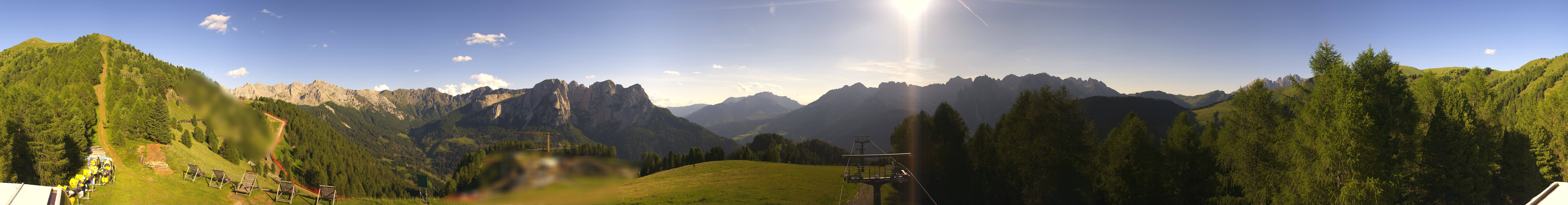 Archived image Webcam Dolomites Panorama - Pozza di Fassa