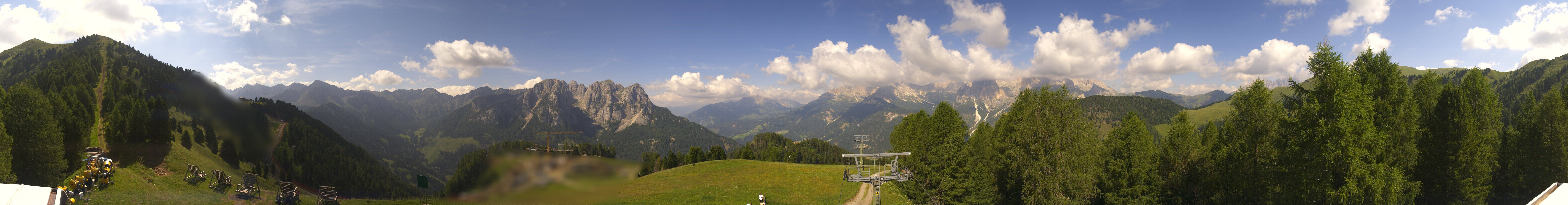 Archiv Foto Webcam Panorama Pozza di Fassa - Buffaure