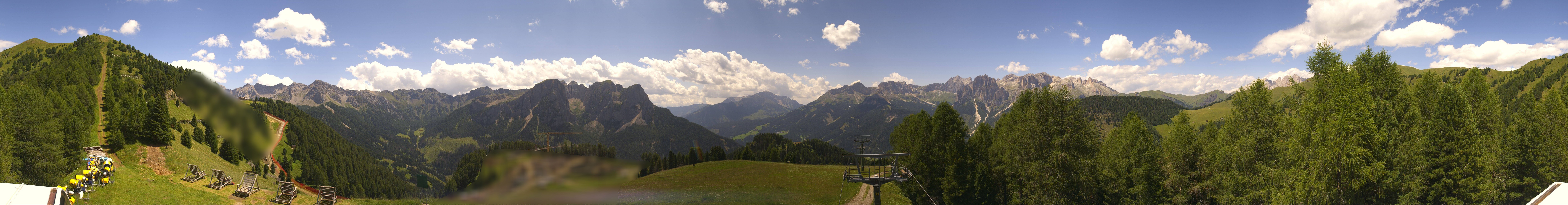 Archiv Foto Webcam Panorama Pozza di Fassa - Buffaure