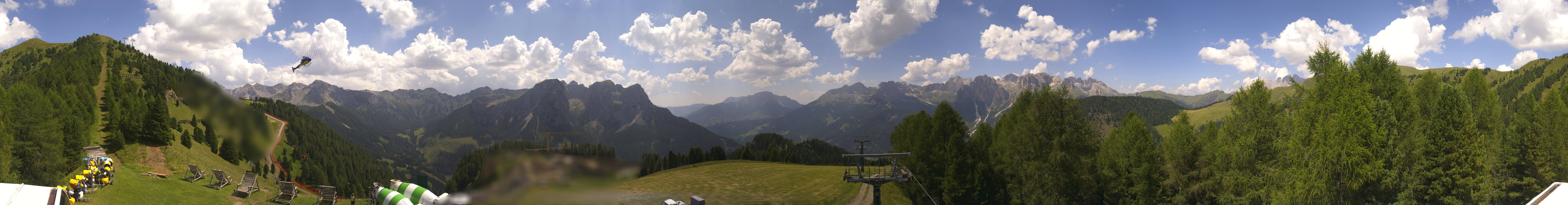 Archiv Foto Webcam Panorama Pozza di Fassa - Buffaure