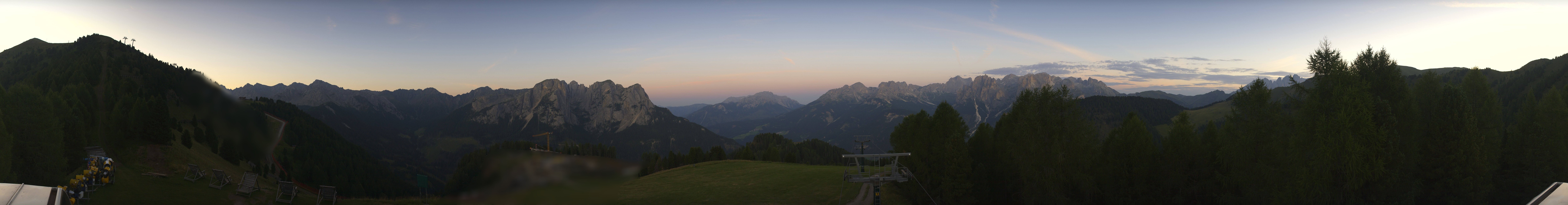 Archived image Webcam Dolomites Panorama - Pozza di Fassa