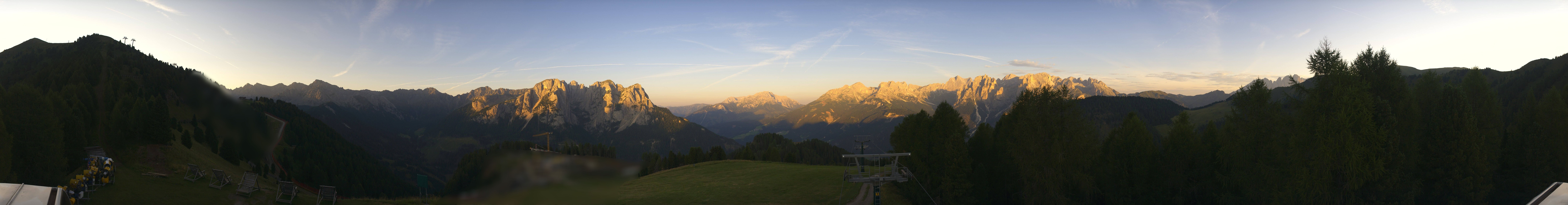 Archived image Webcam Dolomites Panorama - Pozza di Fassa