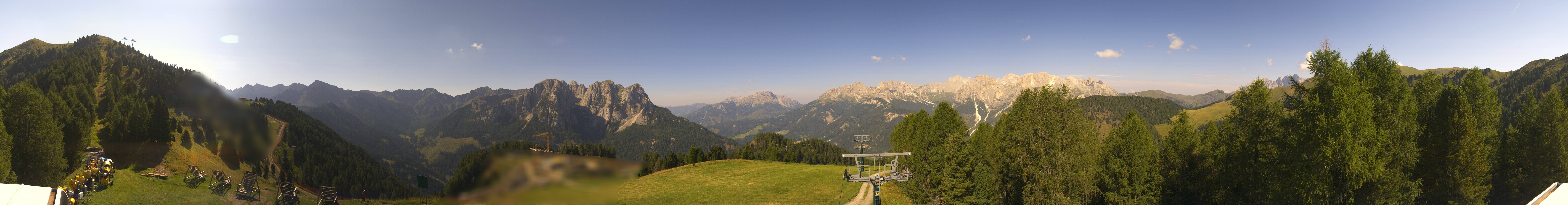 Archived image Webcam Dolomites Panorama - Pozza di Fassa