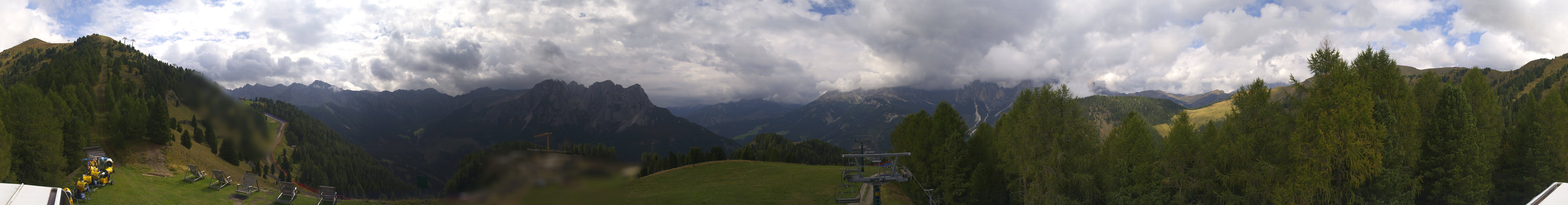 Archived image Webcam Dolomites Panorama - Pozza di Fassa