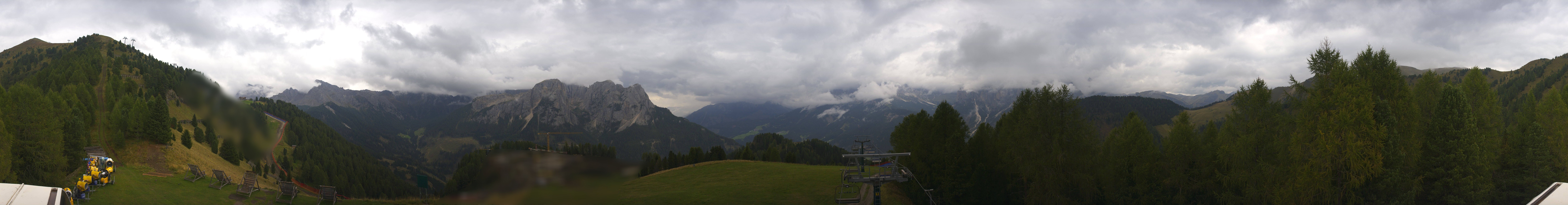 Archived image Webcam Dolomites Panorama - Pozza di Fassa