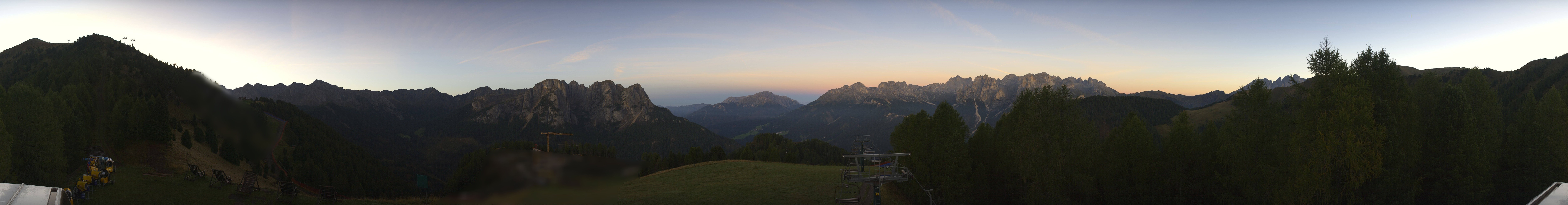 Archived image Webcam Dolomites Panorama - Pozza di Fassa
