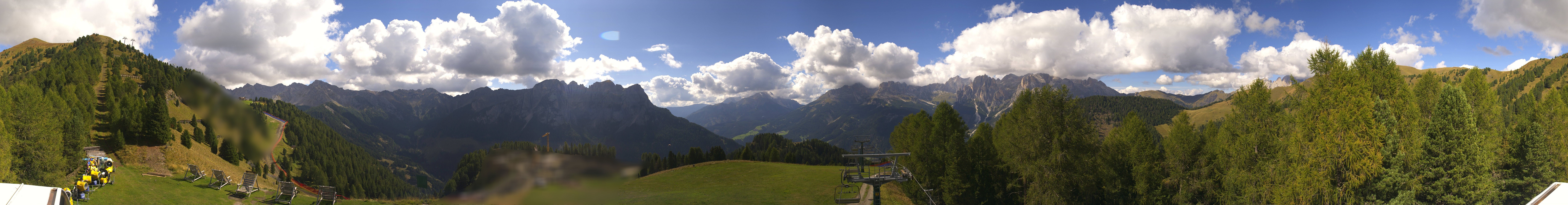 Archived image Webcam Dolomites Panorama - Pozza di Fassa