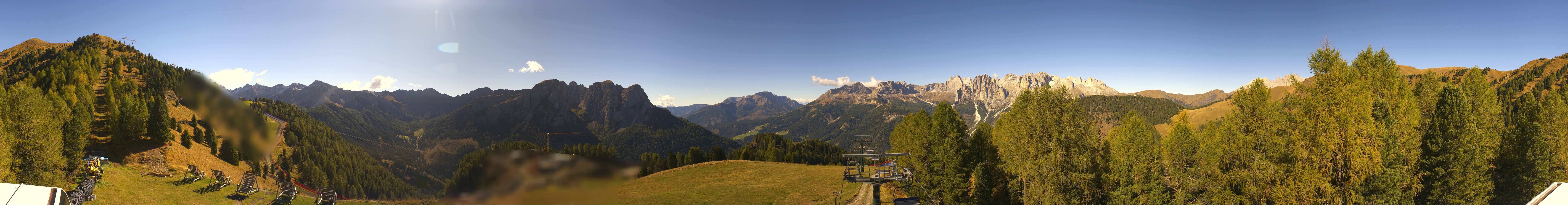 Archiv Foto Webcam Panorama Pozza di Fassa - Buffaure