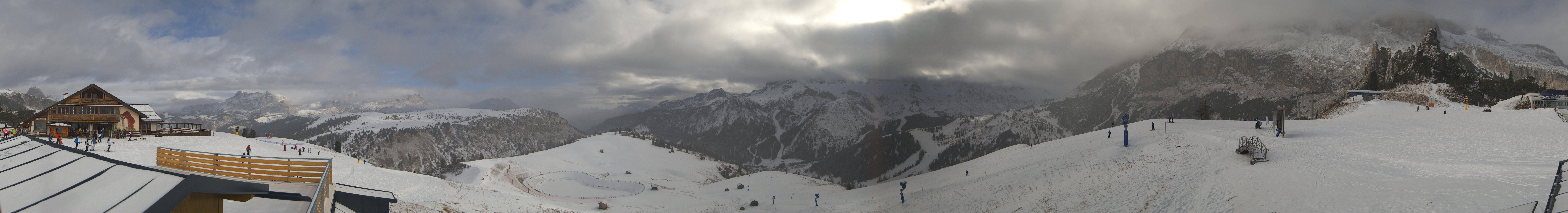 Archiv Foto Webcam Rundblick Bec de Roces, Arabba