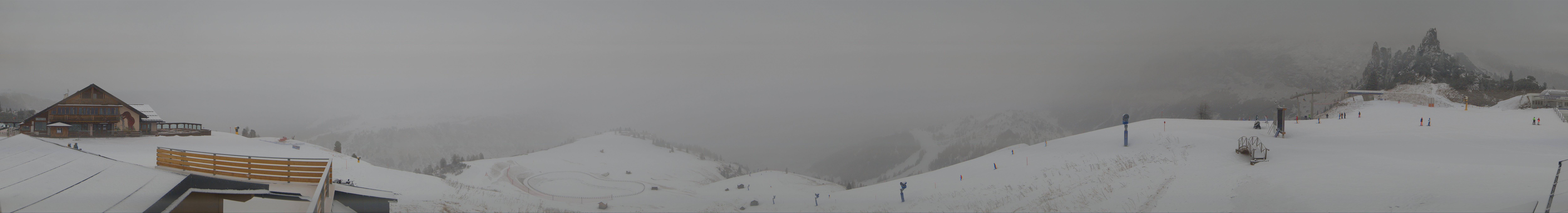 Archiv Foto Webcam Rundblick Bec de Roces, Arabba