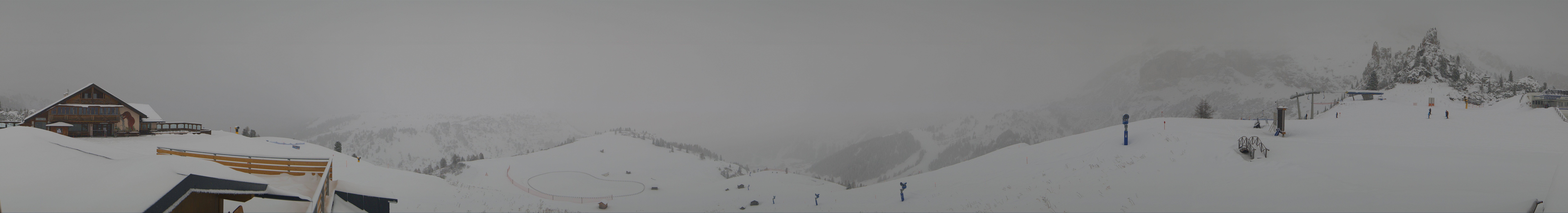 Archiv Foto Webcam Rundblick Bec de Roces, Arabba