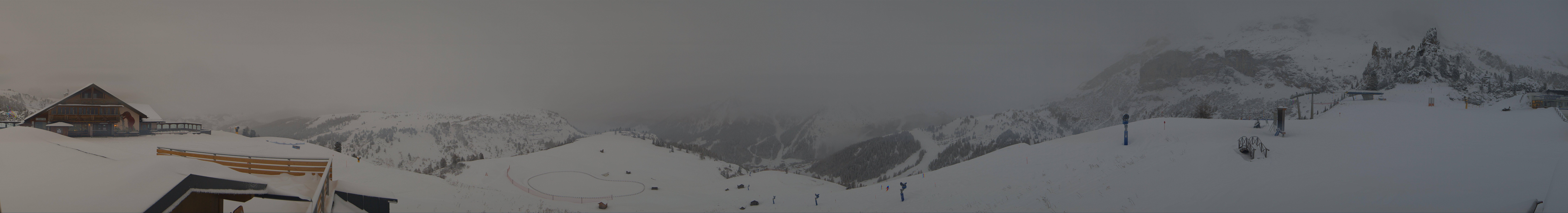 Archiv Foto Webcam Rundblick Bec de Roces, Arabba