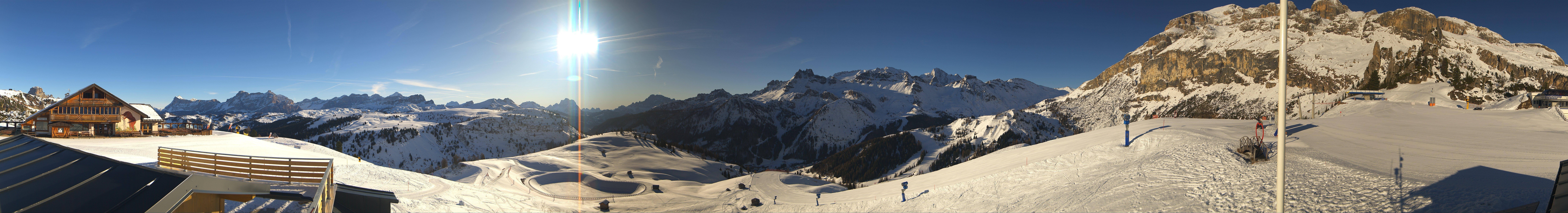 Archiv Foto Webcam Rundblick Bec de Roces, Arabba