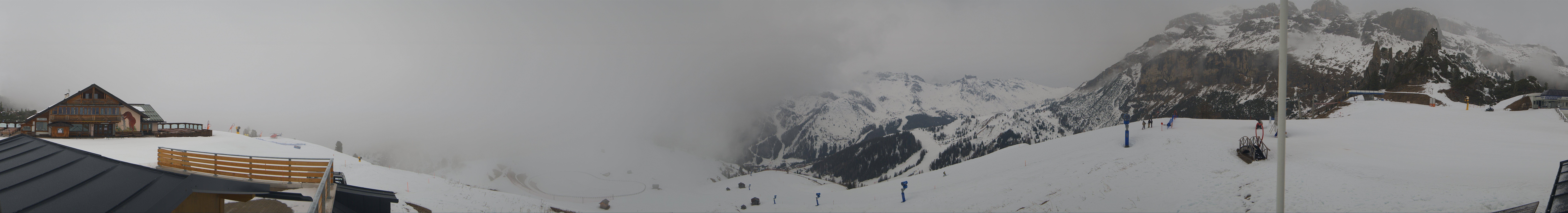 Archiv Foto Webcam Rundblick Bec de Roces, Arabba