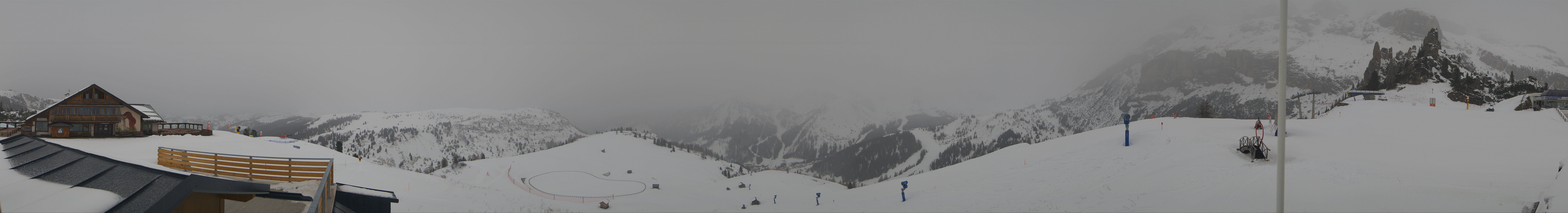 Archiv Foto Webcam Rundblick Bec de Roces, Arabba