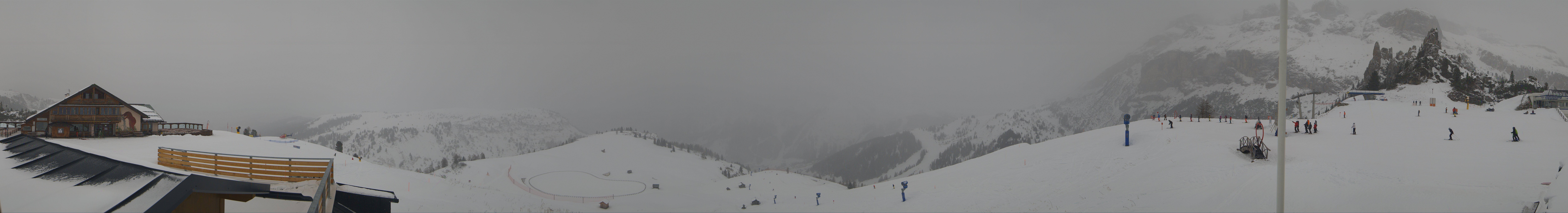 Archiv Foto Webcam Rundblick Bec de Roces, Arabba