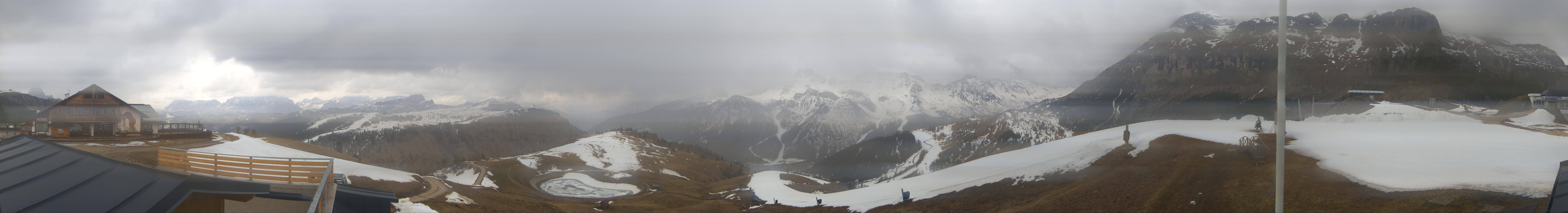 Archiv Foto Webcam Rundblick Bec de Roces, Arabba