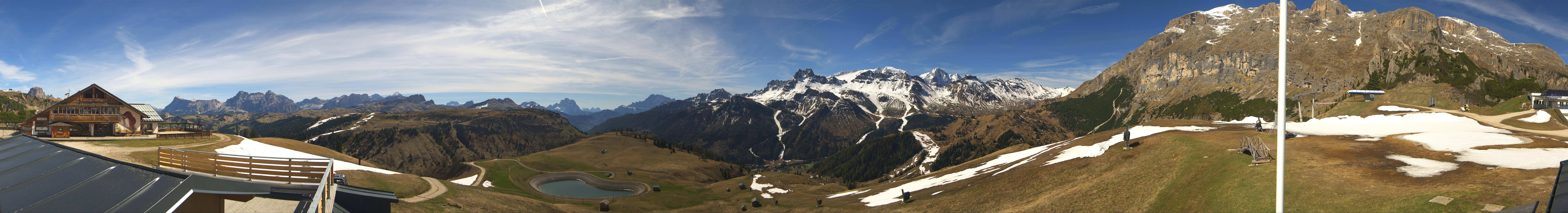 Archived image Webcam Arabba Panorama Bec de Roces