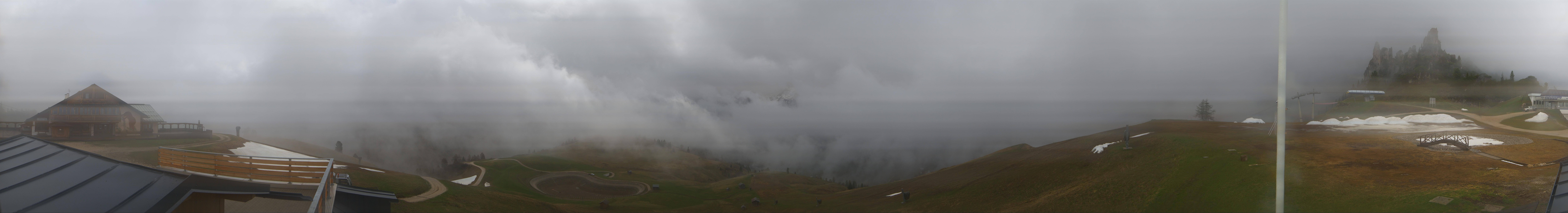 Archiv Foto Webcam Rundblick Bec de Roces, Arabba