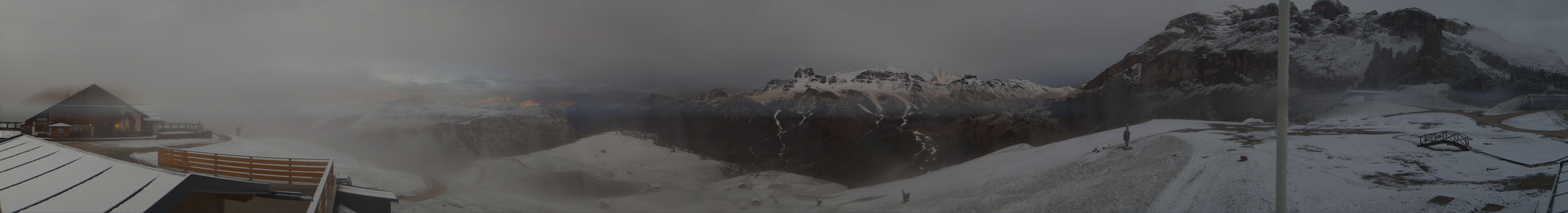 Archiv Foto Webcam Rundblick Bec de Roces, Arabba