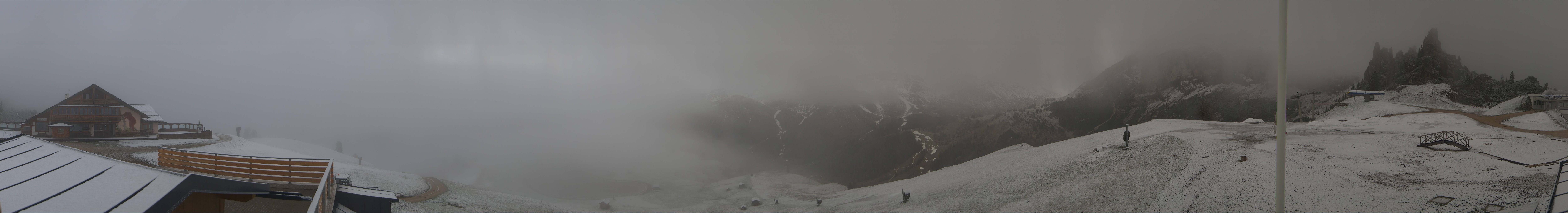 Archiv Foto Webcam Rundblick Bec de Roces, Arabba
