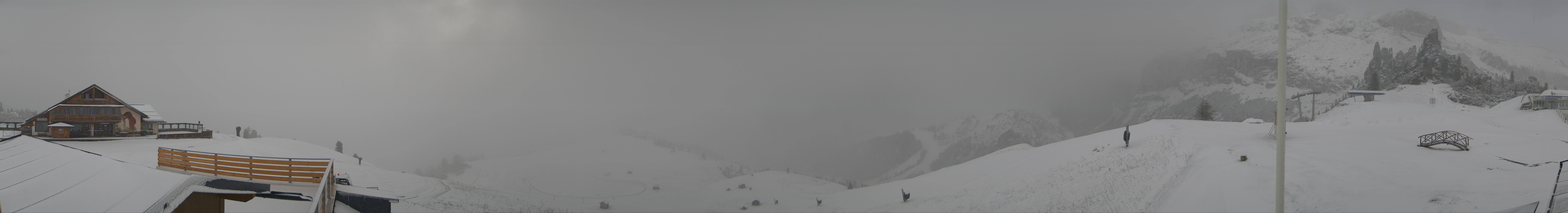 Archiv Foto Webcam Rundblick Bec de Roces, Arabba