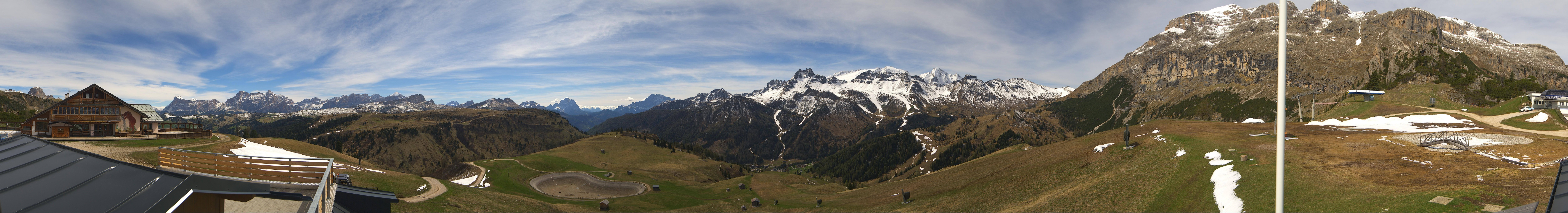 Archived image Webcam Arabba Panorama Bec de Roces