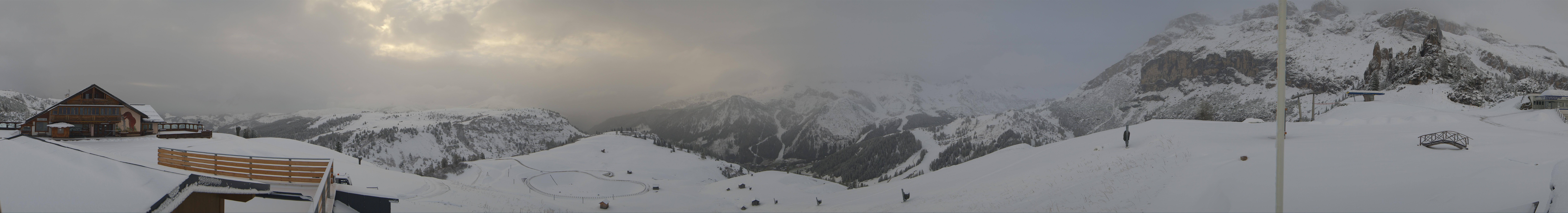 Archiv Foto Webcam Rundblick Bec de Roces, Arabba