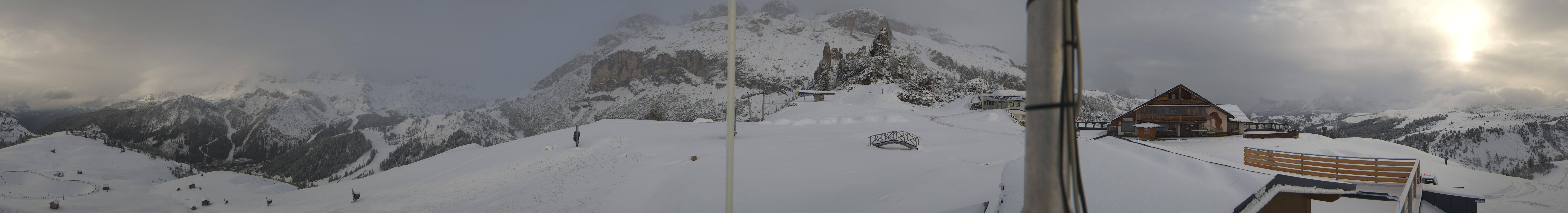 Archiv Foto Webcam Rundblick Bec de Roces, Arabba
