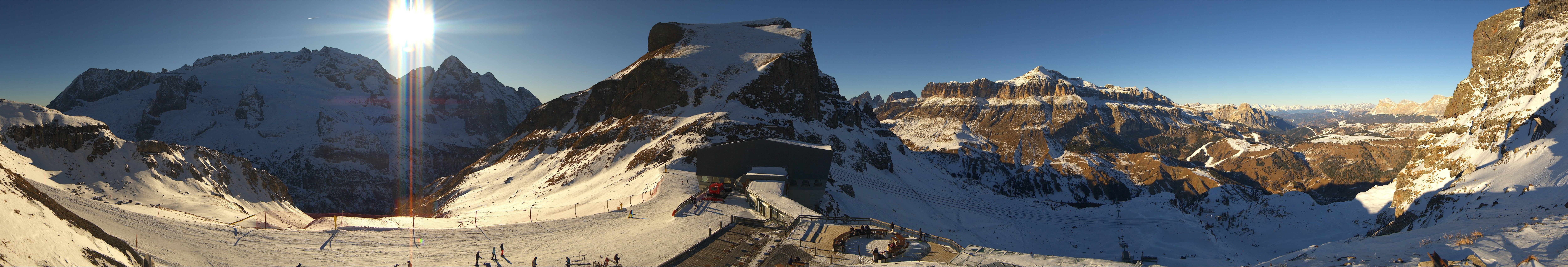 Archiv Foto Webcam Rundblick Arabba