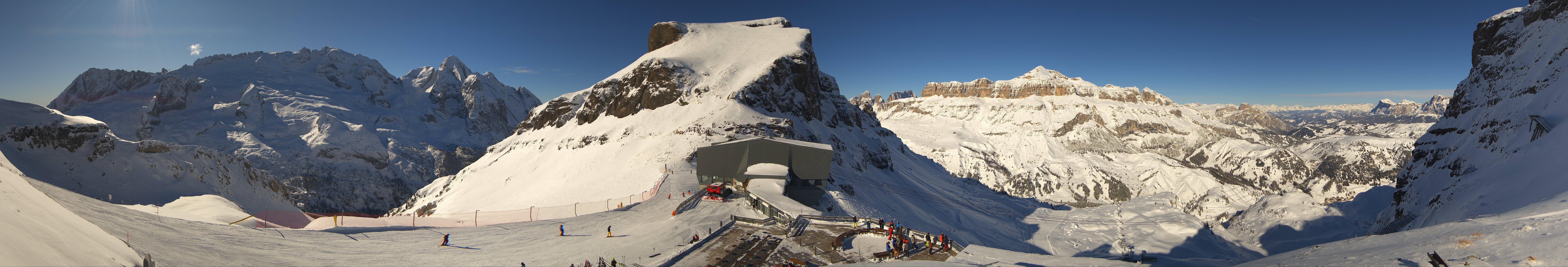 Archiv Foto Webcam Rundblick Arabba