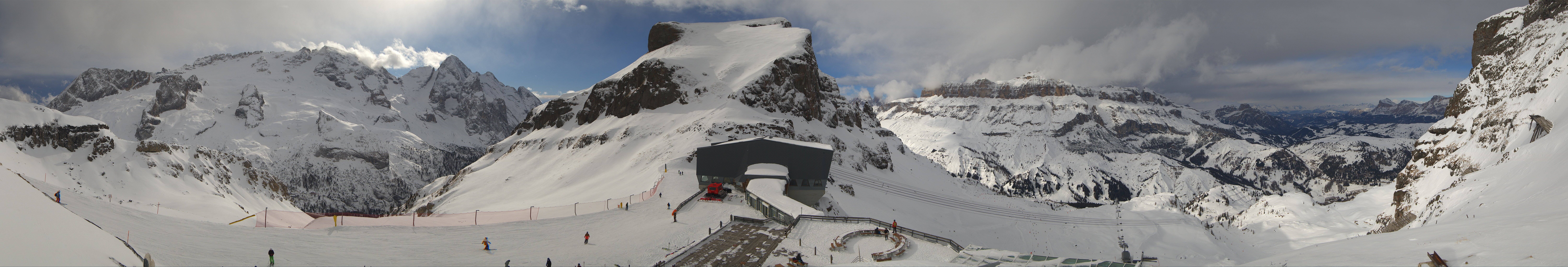 Archiv Foto Webcam Rundblick Arabba