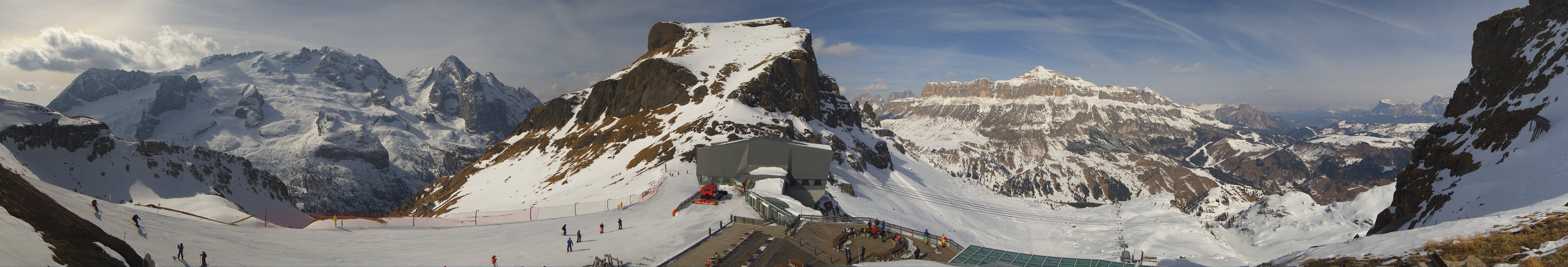 Archiv Foto Webcam Rundblick Arabba