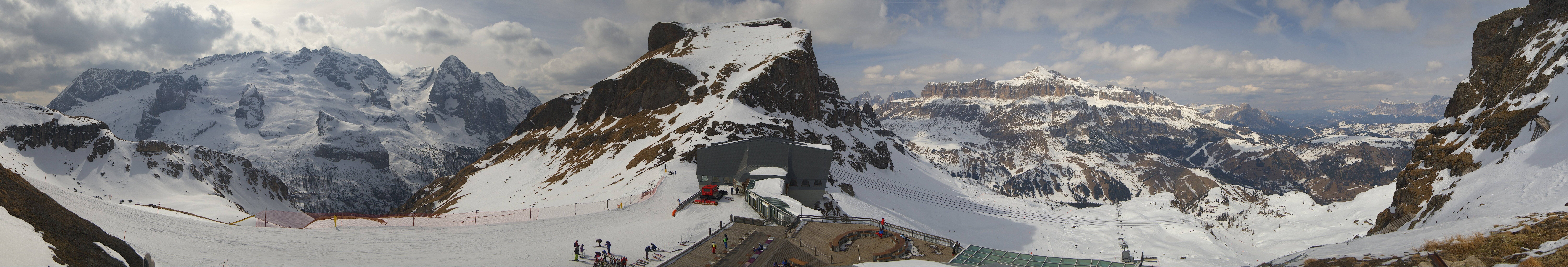 Archiv Foto Webcam Rundblick Arabba