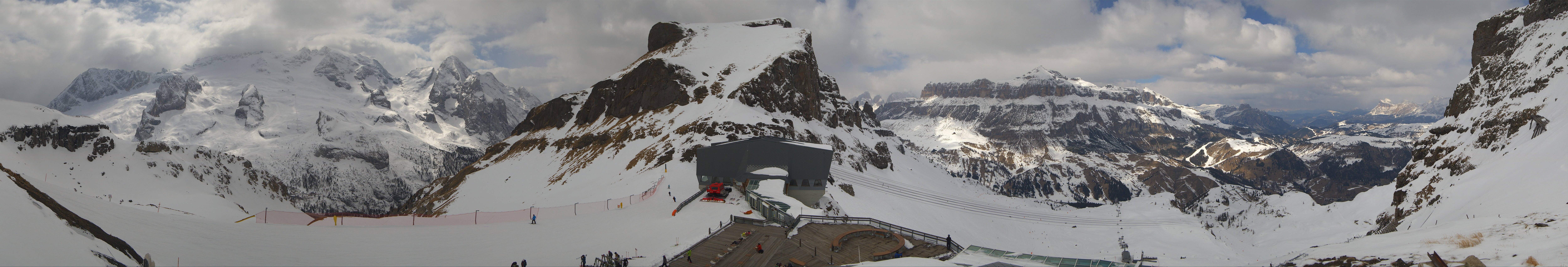 Archiv Foto Webcam Rundblick Arabba