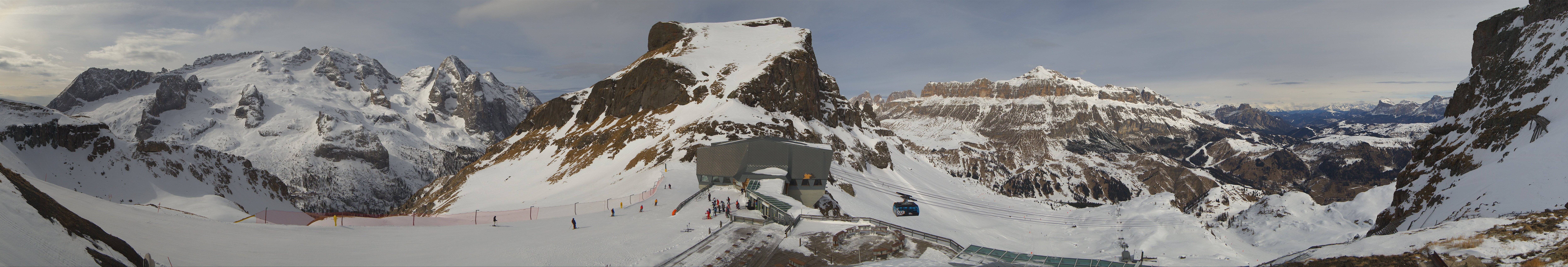 Archiv Foto Webcam Rundblick Arabba