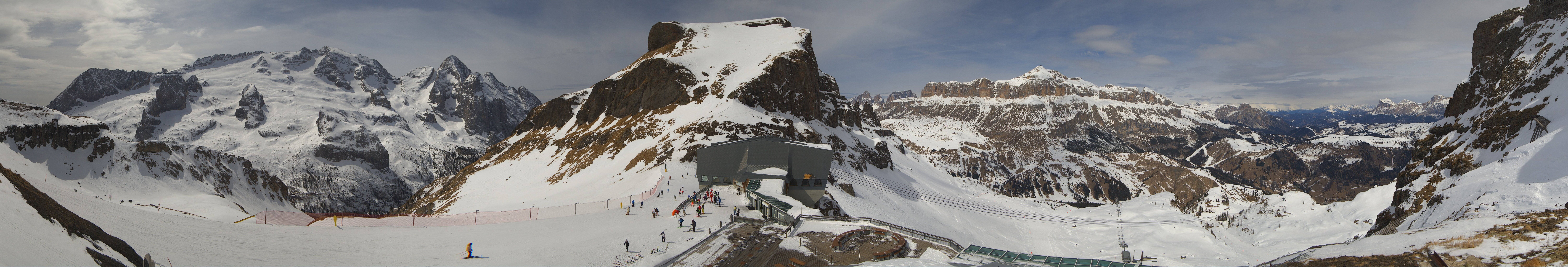 Archiv Foto Webcam Rundblick Arabba