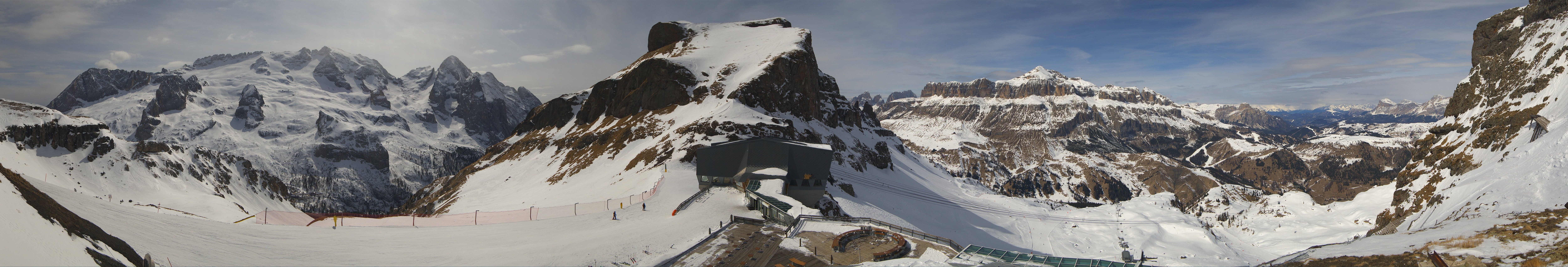 Archiv Foto Webcam Rundblick Arabba