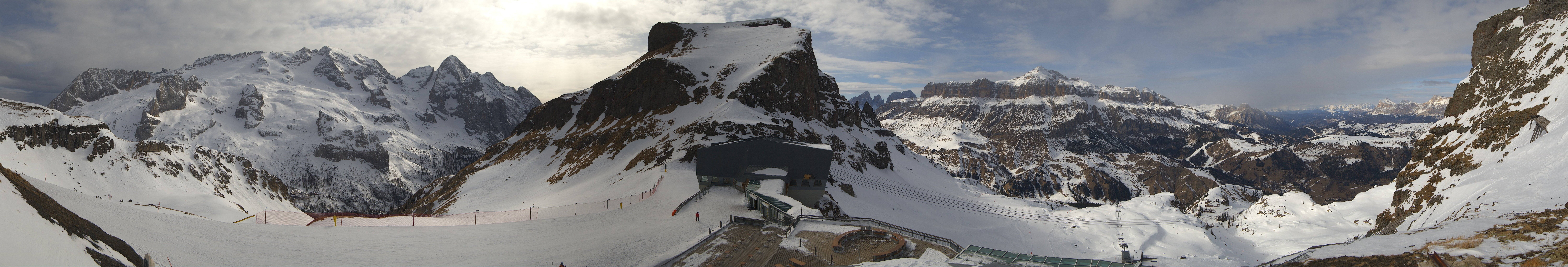 Archiv Foto Webcam Rundblick Arabba