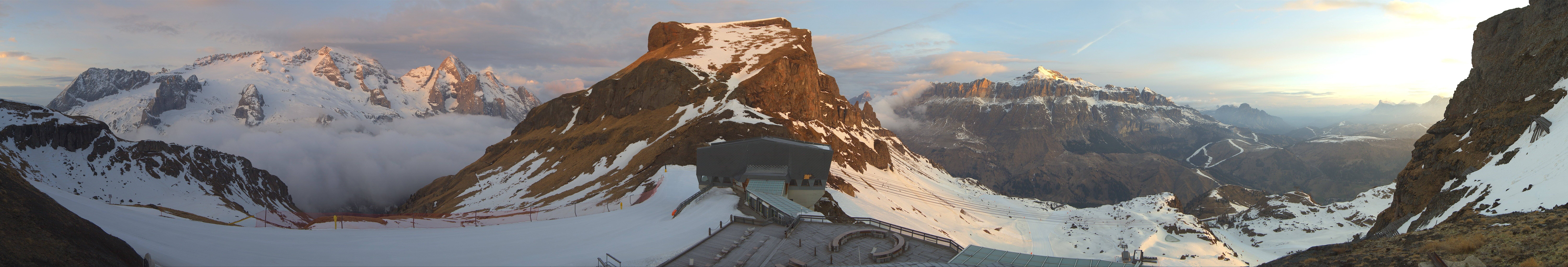 Archiv Foto Webcam Rundblick Arabba