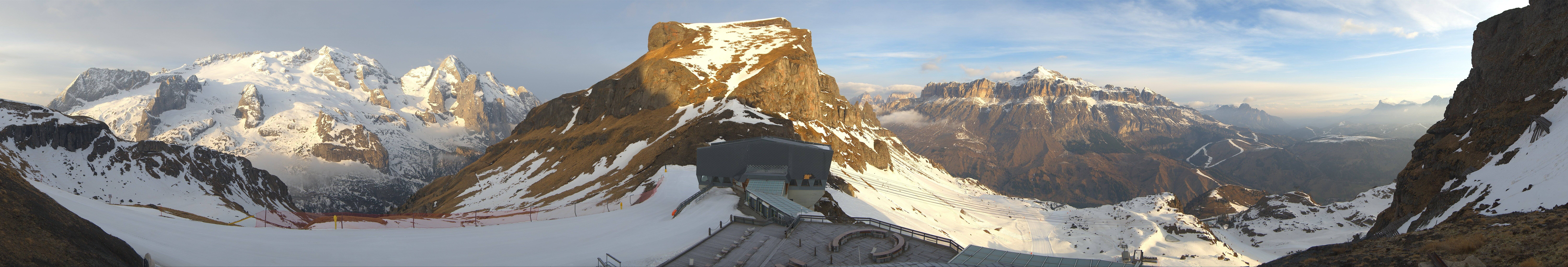 Archiv Foto Webcam Rundblick Arabba