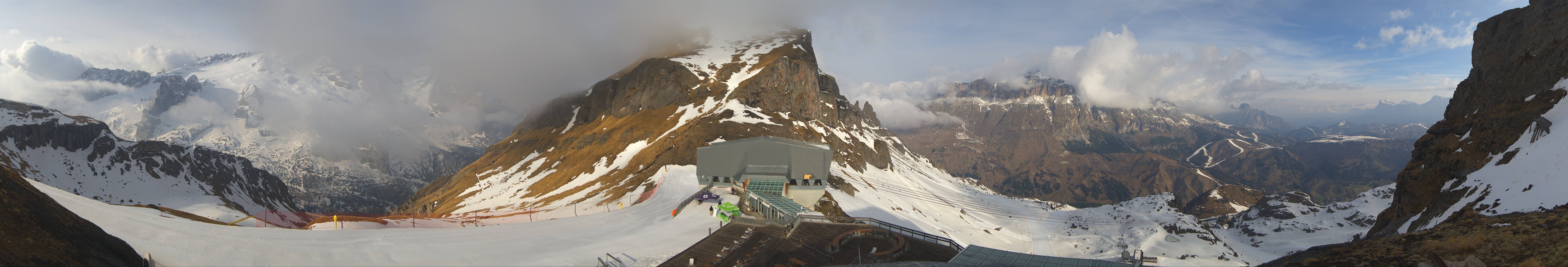 Archiv Foto Webcam Rundblick Arabba