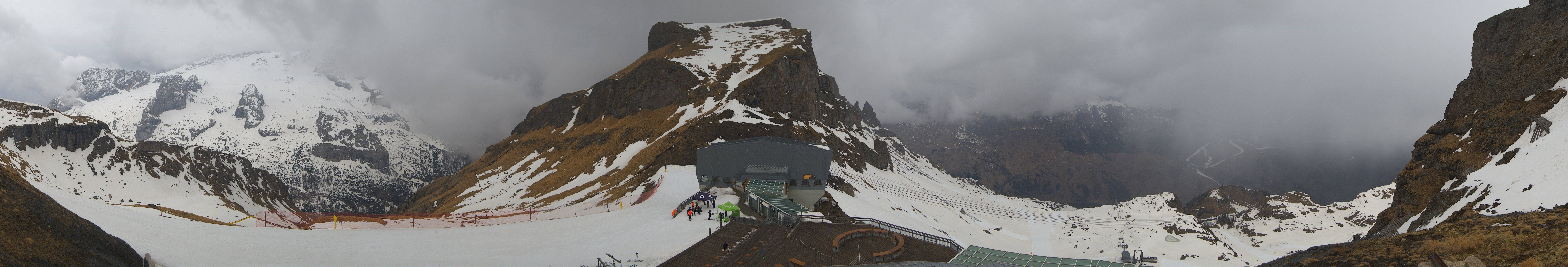 Archiv Foto Webcam Rundblick Arabba