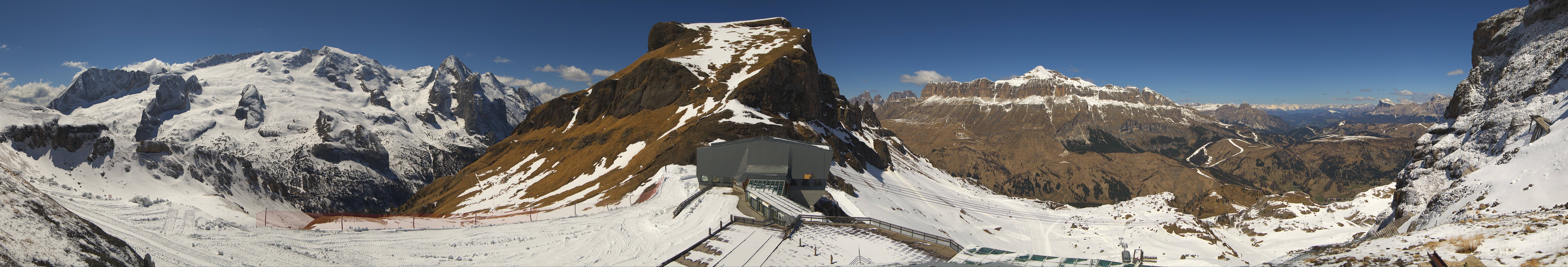 Archiv Foto Webcam Rundblick Arabba