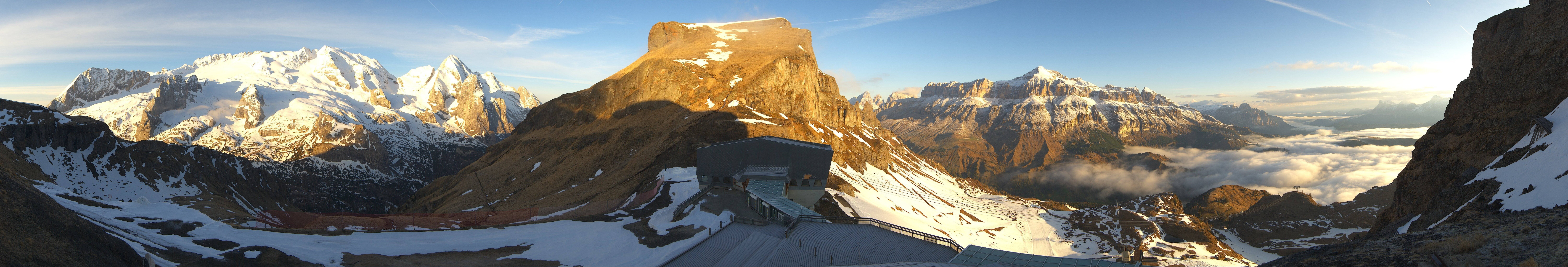 Archiv Foto Webcam Rundblick Arabba