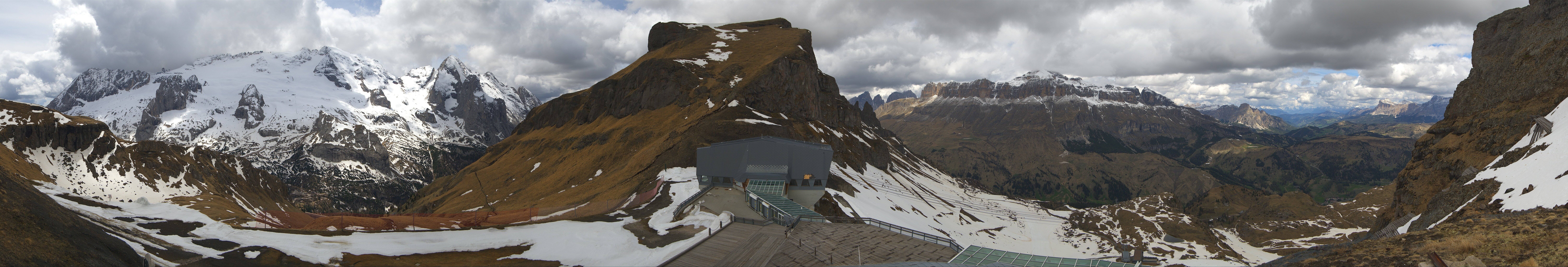 Archiv Foto Webcam Rundblick Arabba