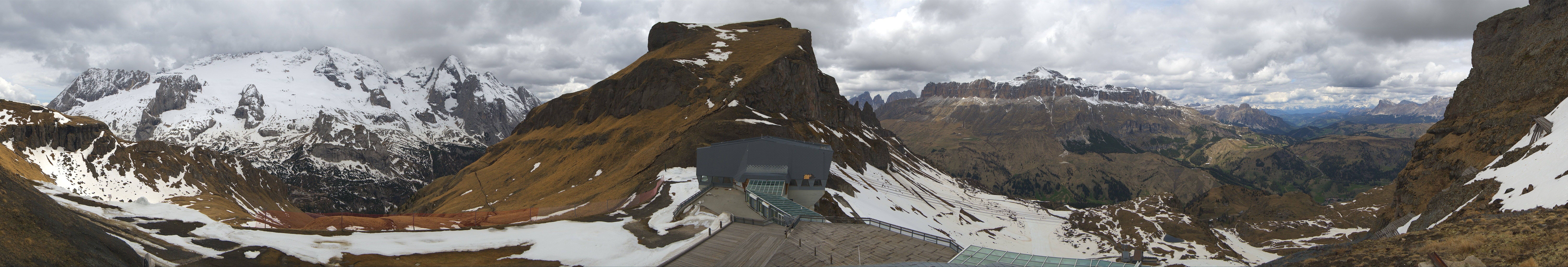 Archiv Foto Webcam Rundblick Arabba